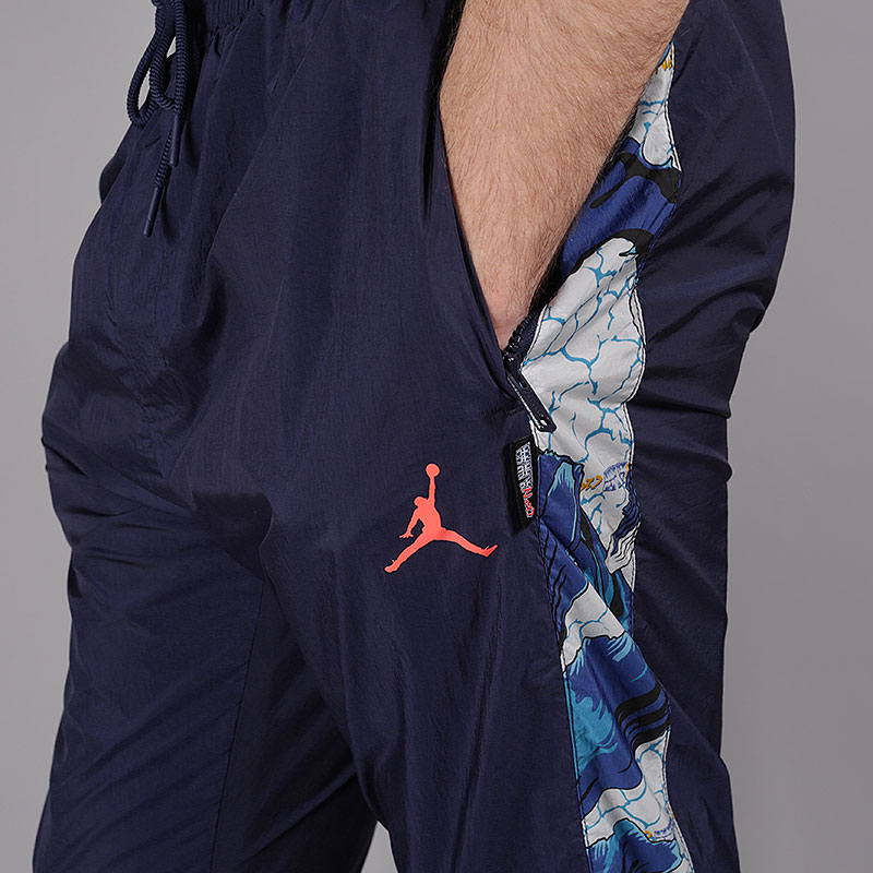мужские синие брюки Nike x RW Flight Pants AV4753-410 - цена, описание, фото 4